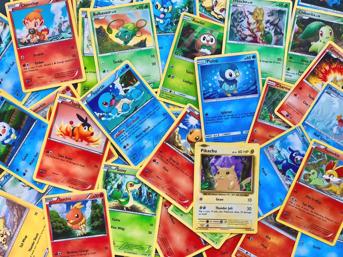 New Pokmon Day pic displays original Pokmon TCG cards of starters from  Kanto to Alola | Pokmon Blog