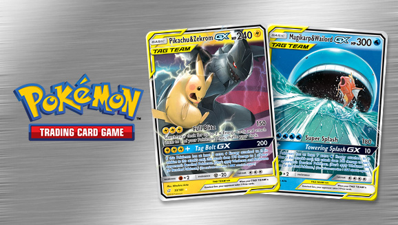 First look at new TAG TEAM Pokémon TCG cards Pikachu & Zekrom-GX