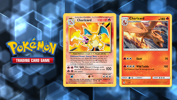 Charizard's evolving appearance in the Pokmon TCG from the initial Base Set  to POKMON Detective Pikachu | Pokmon Blog