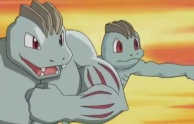 Pok mon GIF Machoke Gives A Little Extra Help To Machop Pok mon Blog pok-mon-gif-machoke-gives-a-little-extra-help-to-machop-pok-mon-blog