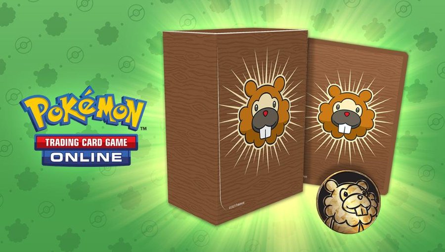 You can now celebrate Bidoof Day in the Pokmon TCG Online with card sleeves,  a deck box and a coin featuring the Plump Mouse Pokmon | Pokmon Blog
