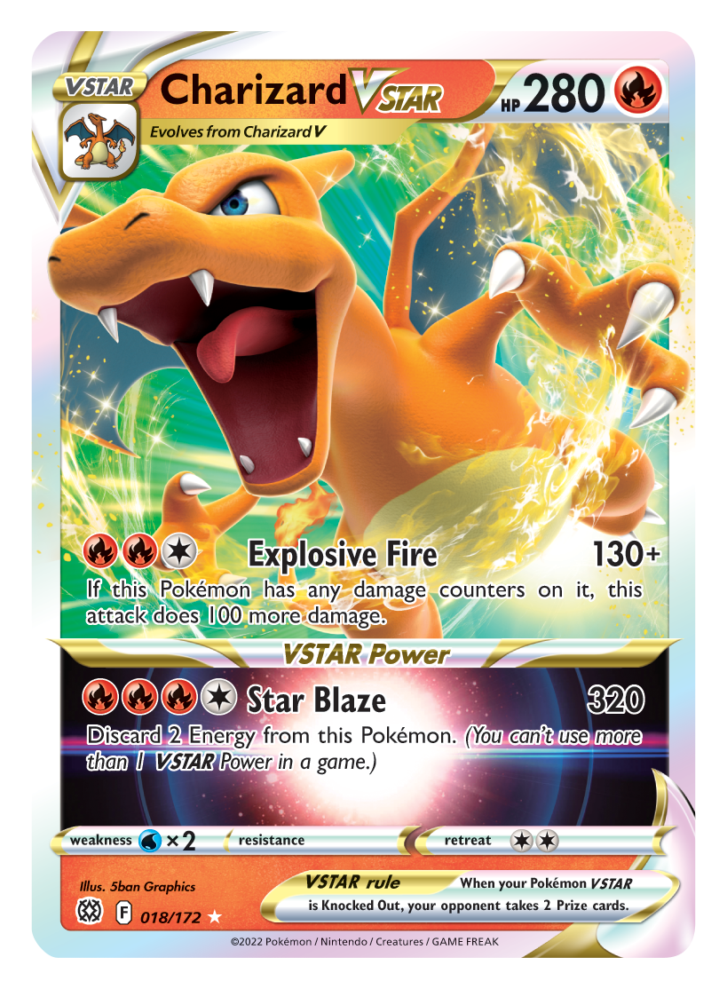 New Pokmon TCG: Sword & ShieldBrilliant Stars expansion will first be  released as Star Birth in Japan on January 14, 2022, with the first batch  of Pokmon VSTAR cards including Charizard VSTAR,