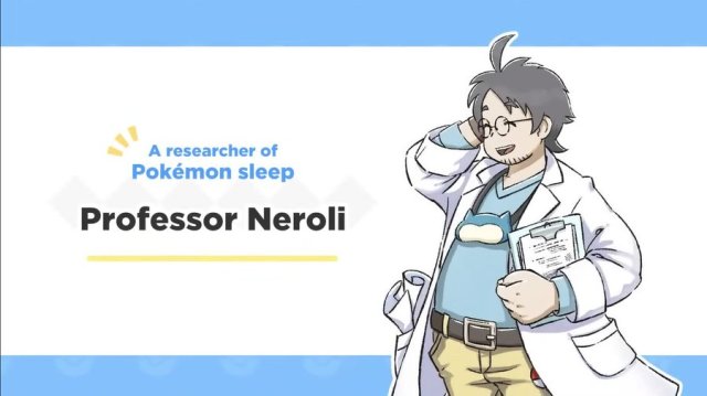Pokémon Sleep - Professor Neroli dan Snorlax dalam sesi riset