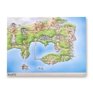 Official Pokémon Region Map Posters now available at the Pokémon Center ...