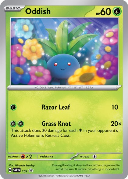 path to the peak pokemon card (088/067) Secret Rare Card Type Got the Oddish Path to
