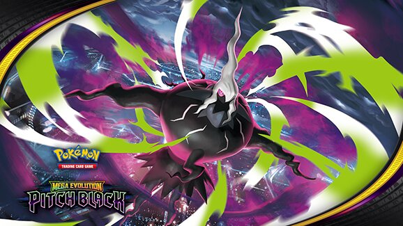New Pokémon TCG: Mega Evolution—Pitch Black expansion will be released worldwide on July 17 featuring six Mega Evolution Pokémon ex, four Pokémon ex, 11 illustration rare Pokémon, 18 ultra rare Pokémon and Trainer cards and more