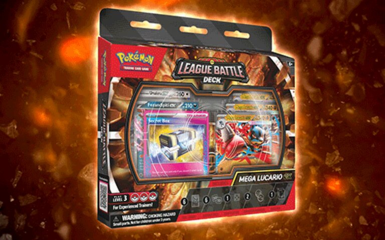 Pokémon TCG: Mega Lucario ex League Battle Deck revealed and will be released May 22 in stores and at the official Pokémon Center