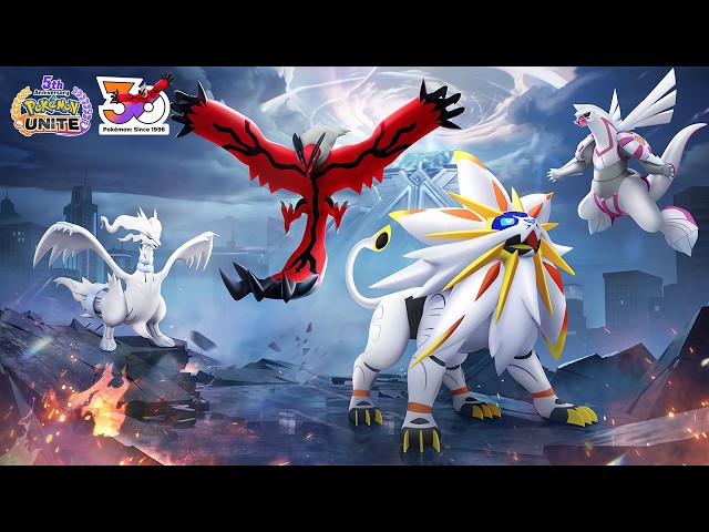 Pokémon UNITE 5th Anniversary event starts July 21, Yveltal, Palkia, Reshiram and Solgaleo are coming to Aeos Island, an event to obtain holowear, license art and up to 5,000 license points is also on the way