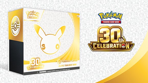 Pokémon TCG: 30th Celebration Pokémon Center Elite Trainer Box revealed and will be released September 16 in the Pokémon Center
