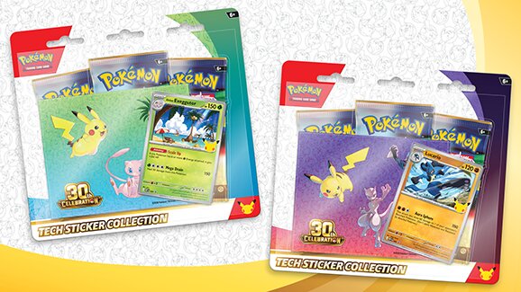 Pokémon TCG : 30th Celebration Tech Sticker Collection révélé et sortira le 16 septembre