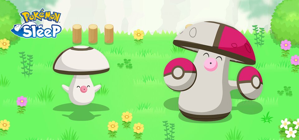 Pokémon Sleep adds Foongus and Amoonguss during Packed Portions Cooking Week